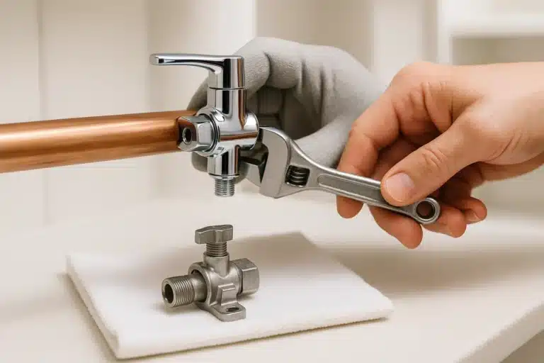remplacer-un-robinet-autoperceur