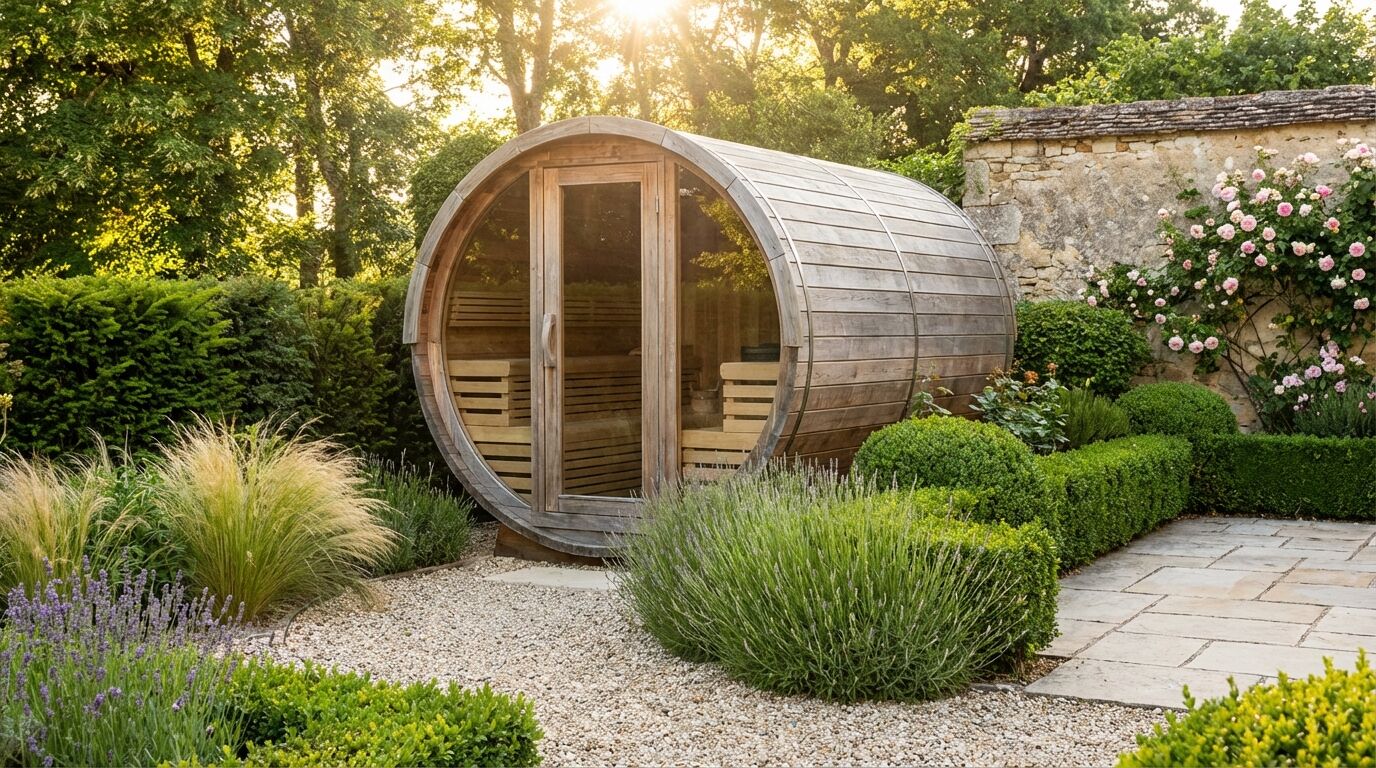 Découvrez les bienfaits d'un sauna extérieur pour votre bien-être et détente. Profitez d'un espace chaleureux et apaisant directement dans votre jardin.