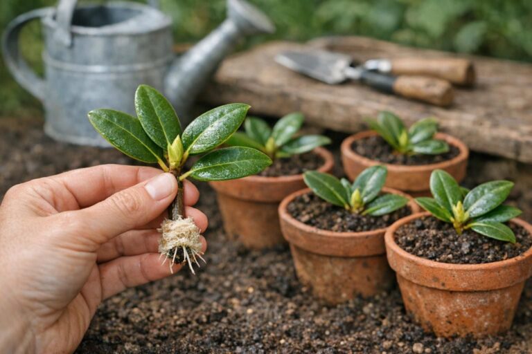Découvrez notre guide pratique pour apprendre à bouturer un rhododendron facilement et réussir la multiplication de vos plantes pas à pas.