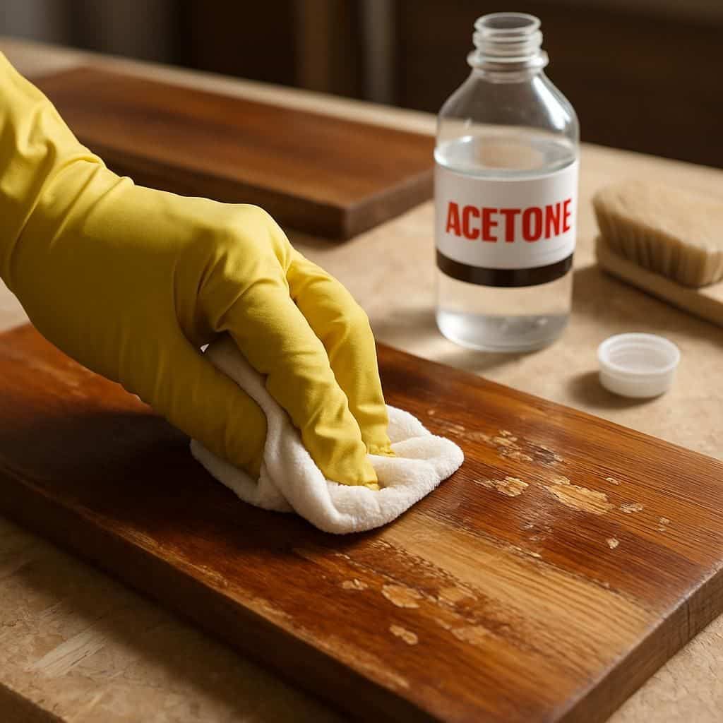 Découvrez comment enlever facilement le vernis sur bois avec de l'acétone, une méthode efficace pour restaurer vos meubles en toute simplicité.
