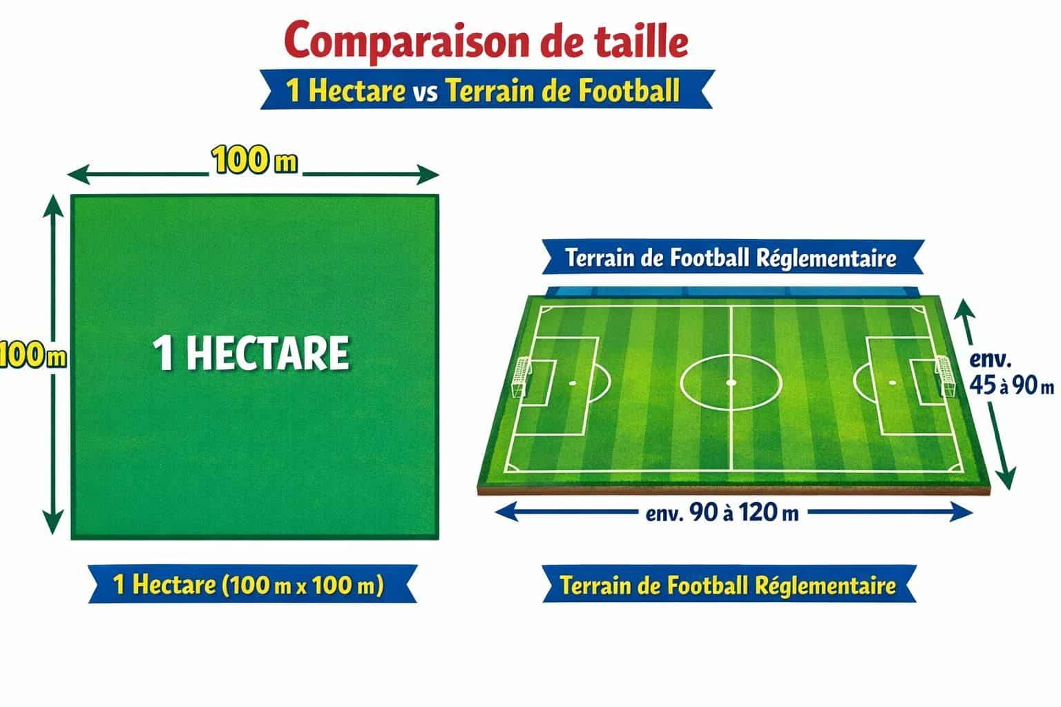 Découvrez ce qu'est un hectare en mètres carrés avec des explications claires et des conversions faciles pour mieux comprendre cette unité de mesure de surface.